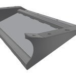 BROWN DAVIS NISSAN PATROL GU Y61 1997-PRESENT SERIES 2, 3 AND 4 TO SUIT VEHICLES WITH TOW HOOK ON BOTTOM OF CHASSIS RAIL UNDERBODY PROTECTION - FRONT