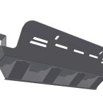 BROWN DAVIS TOYOTA LANDCRUISER 79 SERIES SINGLE CAB (2016-PRESENT) DPF MODELS UNDERBODY PROTECTION - FRONT