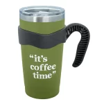 "it's coffee time"  TRAVEL MUG   Olive