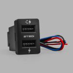 Short Type Dual USB To Suit Toyota
