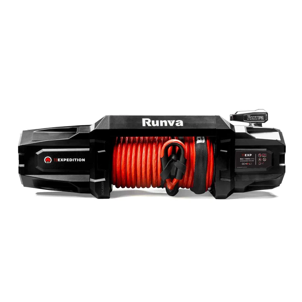 expedition-11-cat Runva Winch- 11EXPEDITION 12V with Synthetic Rope - Image 1