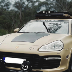 Bonnet Solar Panel - Porsche Cayenne 1st Gen Turbo (2003-2010) - 90-Watt