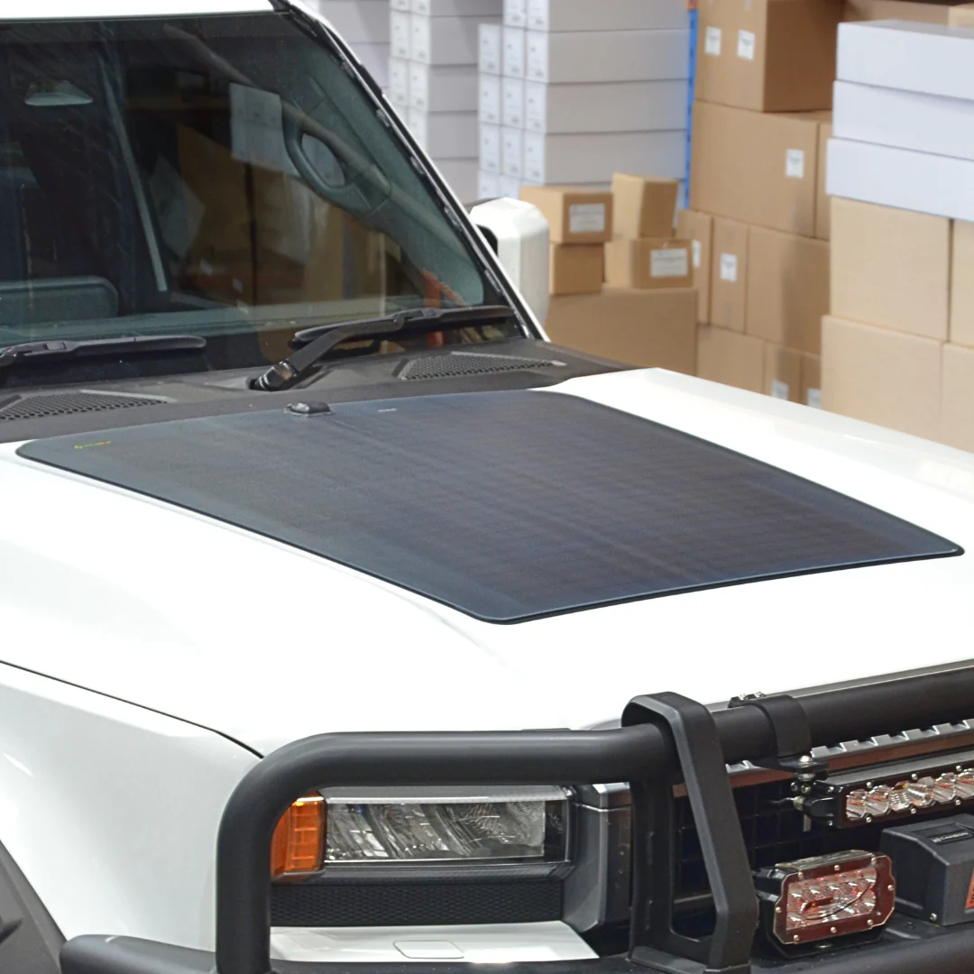2-1 Bonnet Solar Panel - 2024 Toyota Prado 250 (115-Watt) - Image 1