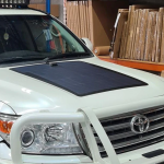 Bonnet Solar Panel - Toyota Landcruiser 60 & 200 Series - 100-Watt