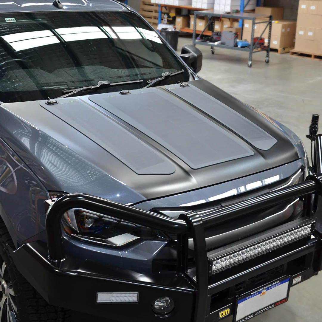 2_ae8daedb-a875-40c9-806a-c3f25dd688c4 Bonnet Solar Panel - Isuzu D-Max (2024-Current) 135-Watt - Image 1