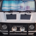 Bonnet Solar Panel - Toyota Landcruiser (1984 on) Troopy 70 Series (J70) 80-Watt