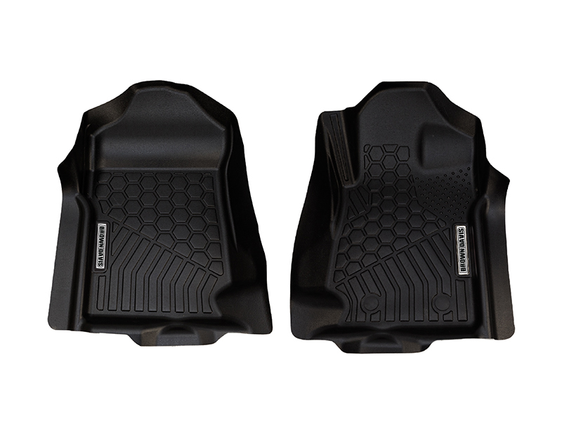 FM-NPGUF-1 BROWN DAVIS FLOOR MAT | NISSAN PATROL GU Y61 1997-PRESENT | DRIVER AND PASSENGER FLOOR MAT - Image 1