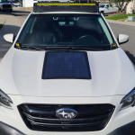 Bonnet Solar panel - Subaru Outback (2020-Current) 65-Watt
