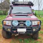 Bonnet Solar Panel - Toyota Landcruiser 70 Series (VDJ76) 85-Watt (50W & 35W)